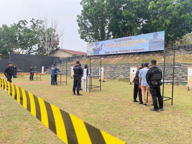 Sinergitas, Jurnalis Lampung silaturahmi bersama Jajaran Polda lampung