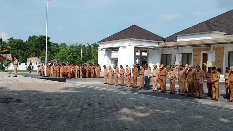 Di Apel Perdana Tahun 2024, Bupati Koltim Sampaikan Sejumlah Harapan