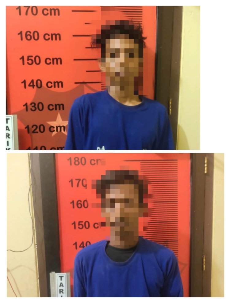 Hampir Diamuk Massa, Tersangka Pencabulan Di Lamtim Digelandang Ke Kantor Polisi
