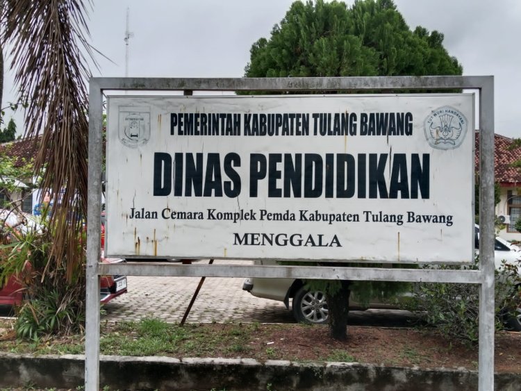 Terkait ke 5 Oknum Kasek Nakal dan Liar yang Dilaporkan LSM Poskopera, Dinas Pendidikan Tuba Terkesan Lemah Alias Tutup mata