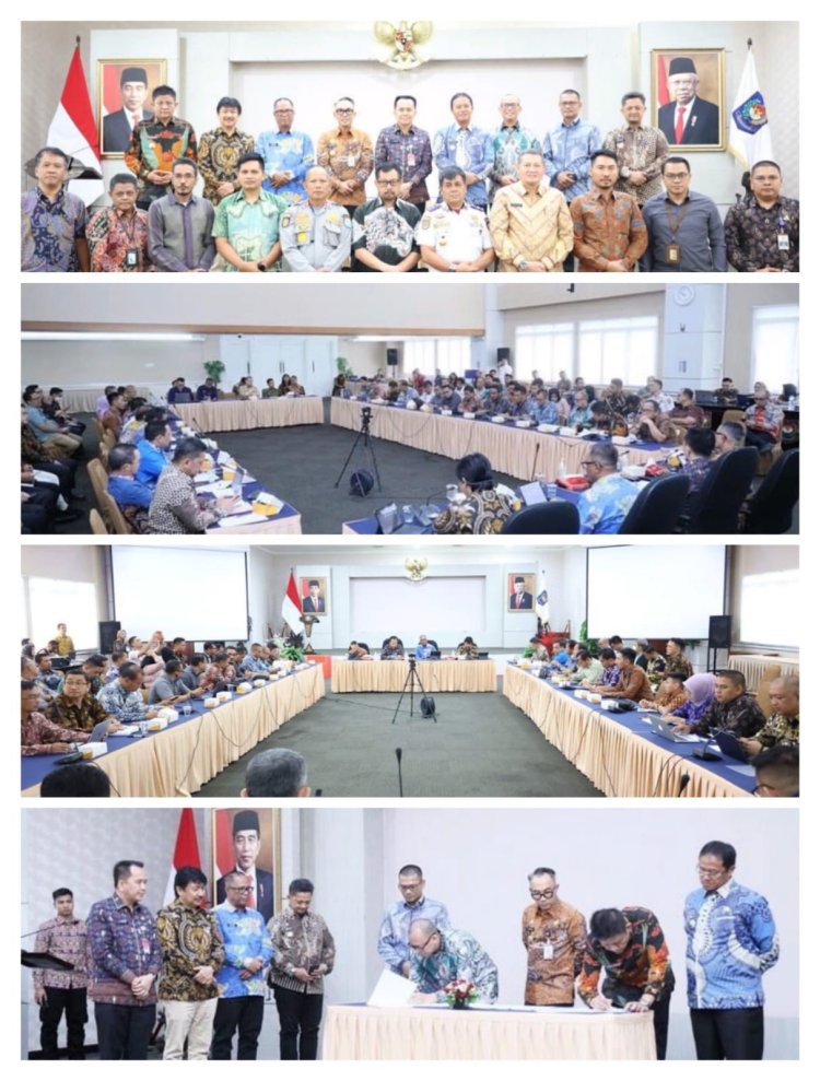Pj. Bupati OKU H Teddy Meilwansyah Hadiri Rapat Persiapan Pengoperasian Bandar Udara Gatot Subroto