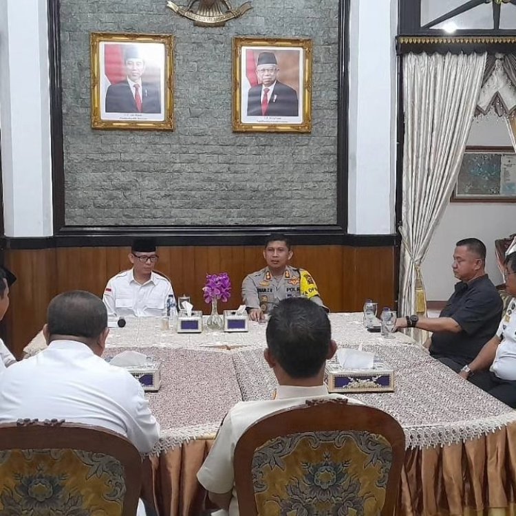 Baru Menjabat, Kapolres Oku AKBP Imam Zamroni, S.I.K., M.H., Silaturahmi Dengan Pj. Bupati Oku