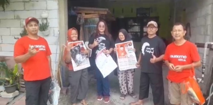 Lewat Door to Door, Tim Nyumarno Kerja Sosialisasikan Program Ganjar-Mahfud Dan Nyumarno