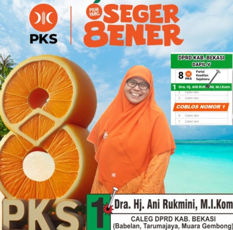 Pilih Seger Bener Untuk Ani Rukmini Caleg Petahana DPRD Kabupaten Bekasi Dapil 5