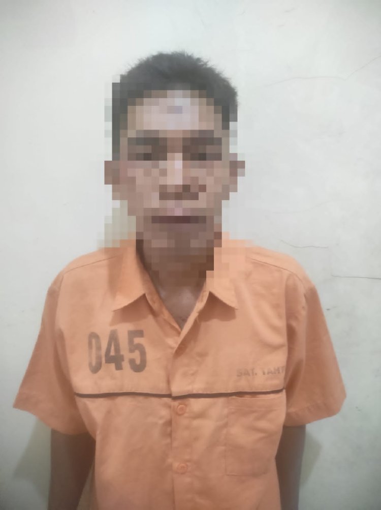 Jatuh Dari Motor, Polres Lampung Timur amankan Pelaku Curanmor yang Ditangkap Warga di Jabung