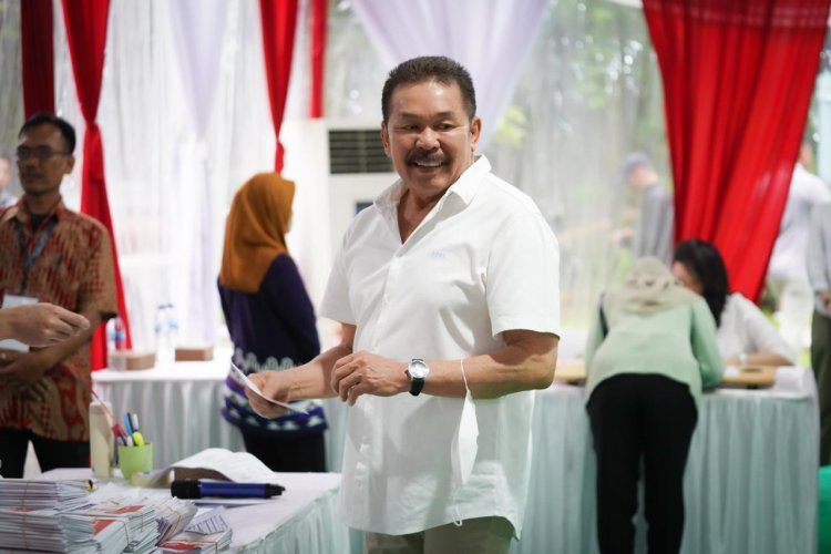 Jaksa Agung ST Burhanuddin Gunakan Hak Pilih di Pesta Demokrasi 14 Februari 2024