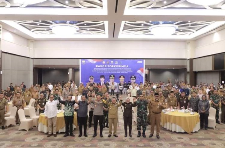 Wabup Tanjabbar Ikuti Rakor Forkopimda Provinsi Jambi
