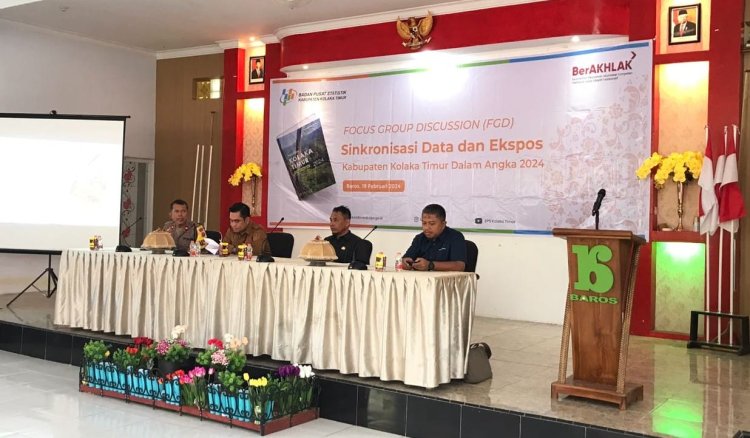 Pemda Koltim Bersama BPS Gelar Sinkronisasi Data dan Ekspose Koltim Dalam Angka