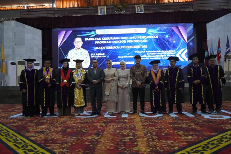 Raih Gelar Doktor, Organisasi Pers DPC MOI Kab.Mesuji Beri Ucapan Selamat  untuk DR.Drs Sulpakar  MM Penjabat Bupati Mesuji