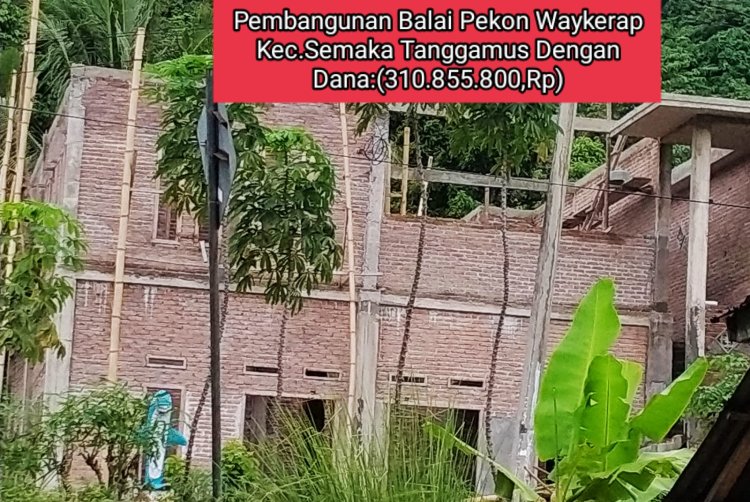 Diduga Kepala Pekon WayKerap Tabrak Undang Undang Tindak Pidana Korupsi