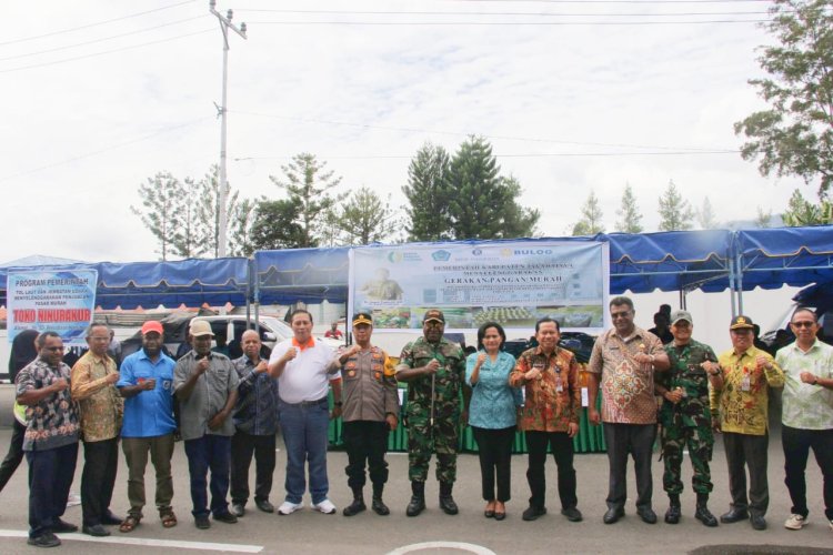 Tekan inflasi,Kodim 1702 Jayawijaya Bantu Gerakan Pangan Murah Kab Jayawijaya