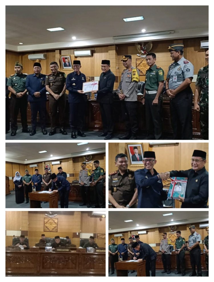 Ketua DPRD OKU Pimpin Rapat Paripurna LKPJ Bupati TA 2023
