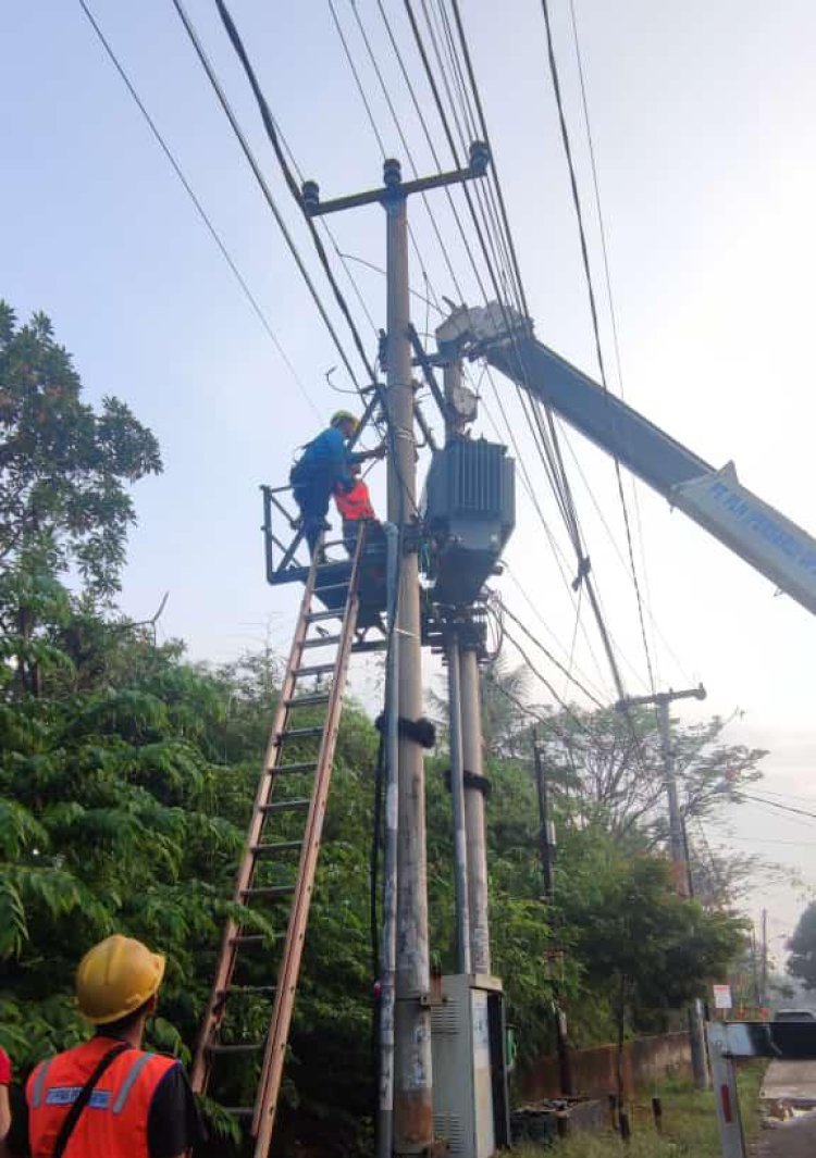 JARINGAN KEHANTAM BEKO, PLN ULP CITEUREUP GERCEP ATASI GANGGUAN