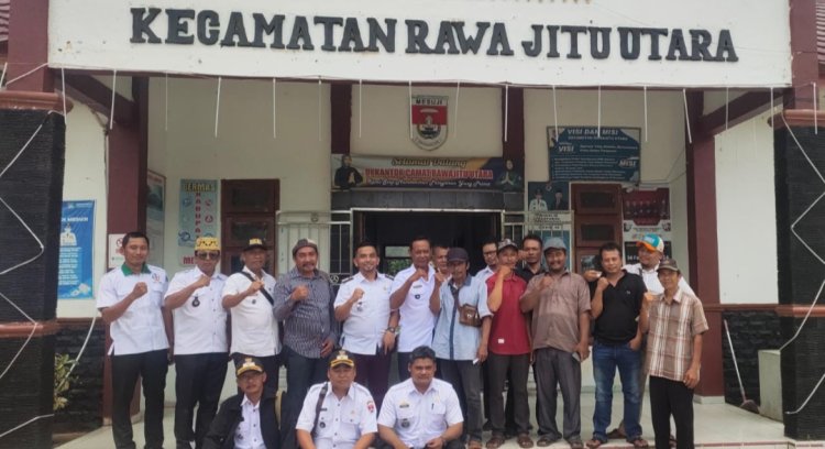 Satukan Gerak,Camat Rawajitu Utara kumpulkan kades dan Gapoktan