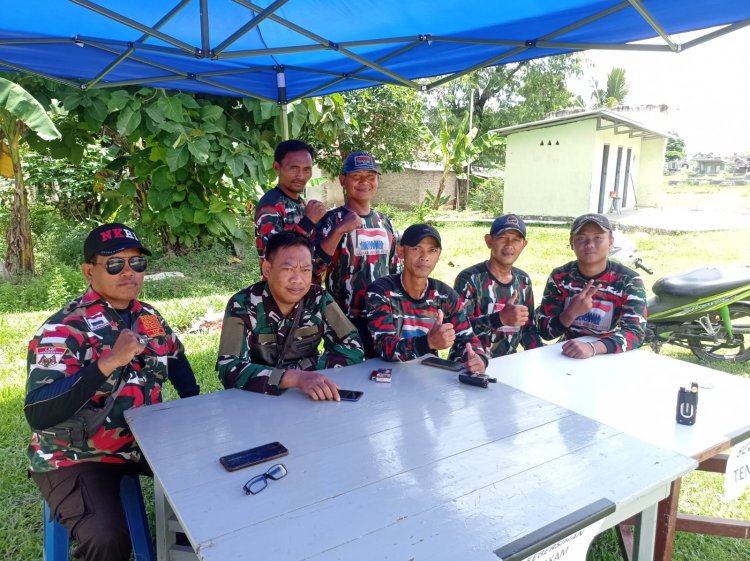 Laskar Merah Putih MAC Natar, Berikan Pengamanan di Hari Raya Cheng Beng