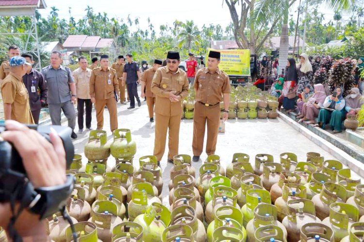 Bupati Tegaskan Agar Agen Jual Gas Melon Sesuai Harga HET Rp. 19.000