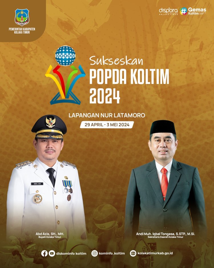 Pekan Depan, Pemda Koltim Bakal Gelar POPDA Untuk SMA Dan SMK
