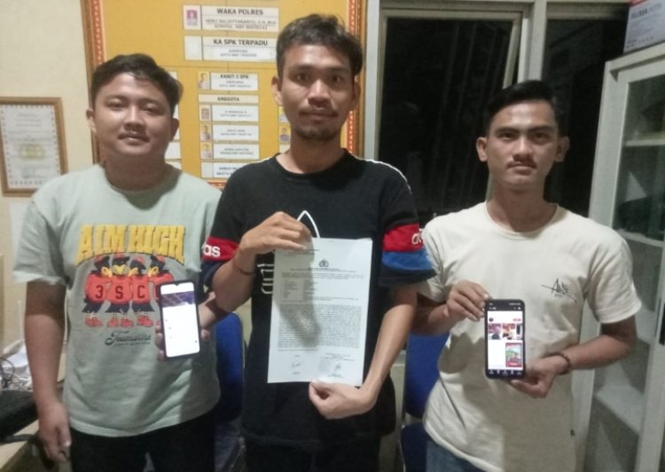 Dinilai Menghina Nama Tiyuh Karta Puluhan Pemuda Laporkan Pemilik Akun Tiktok Ke Polres Tulang Bawang Barat