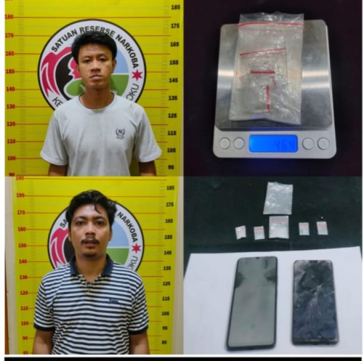 Polres OKU telah berhasil mengamankan dua orang terduga pelaku Narkoba