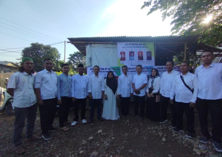 Warga Kampung Pabuaran Usrip Antusias Pilih Ketua RT/RW Secara Langsung
