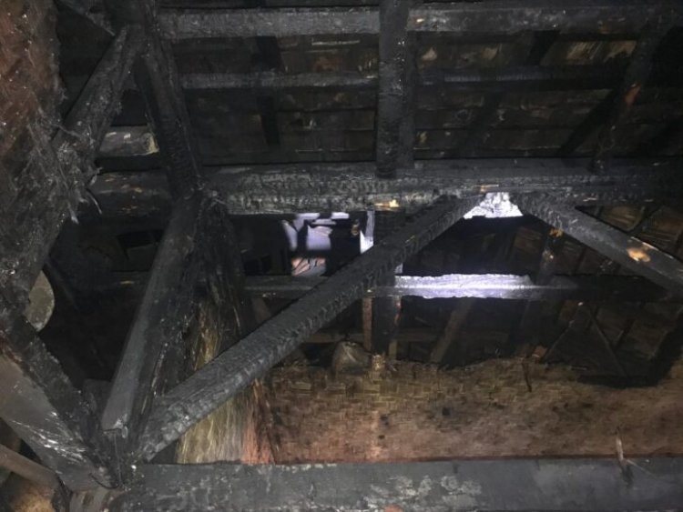 Kampung Cukang Jambe Desa Sancang Kecamatan Cibalong Garut Telah Terjadi Kebakar Rumah Warga