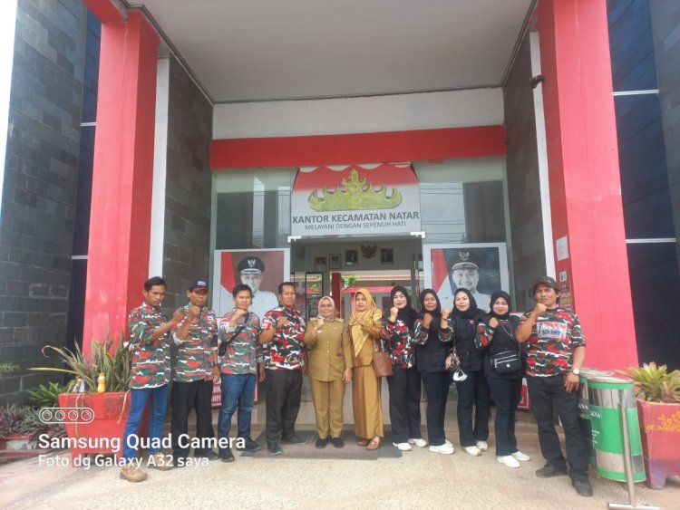 Laskar Merah Putih MAC Natar, Silaturahmi ke Kecamatan Natar