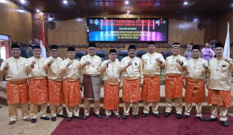 Rapat Paripurna Istimewa DPRD Tanjung Jabung Barat HUT Tanjung Jabung Barat