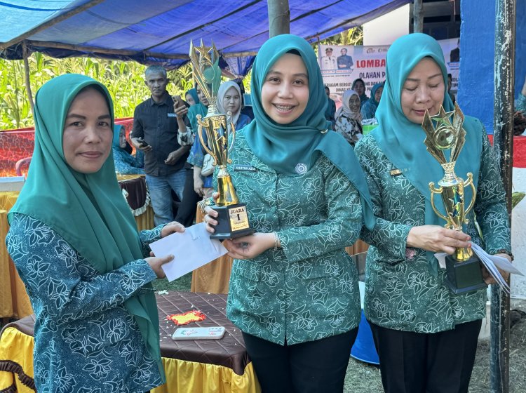Berbagai Olahan Pangan Lokal Warnai Lomba 10 Program PKK Tingkat Provinsi Di Porabua, Hartini Azis Berikan Motivasi
