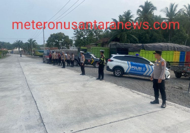 Jamin Rasa Aman Pengendara Dari Pungli, Polres Way Kanan Tingkatkan Patroli di Jalinsum