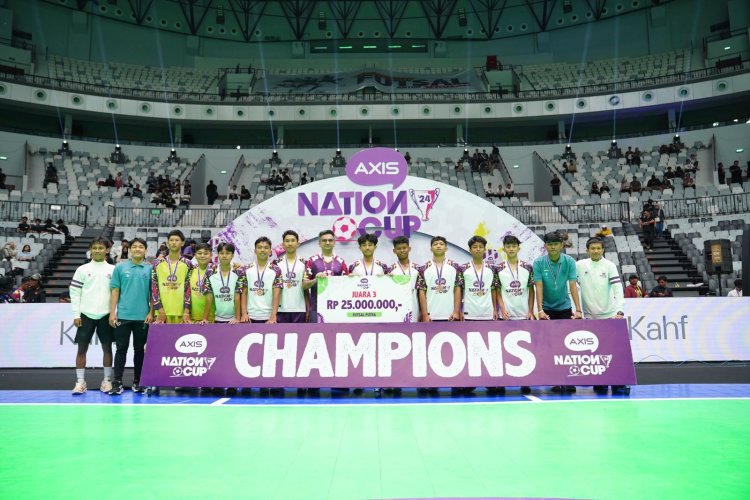 Indonesia Arena, Senayan, Menjadi Saksi Perjuangan Tim Futsal SMA Negeri 4 Metro Meraih Mimpi di Kancah Nasional.