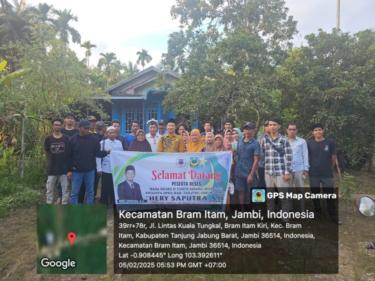 Tampung Aspirasi Masyarakat DPRD Tanjung Jabung Barat Lakukan Reses Kedua Tahun Sidang 2024/ 2025