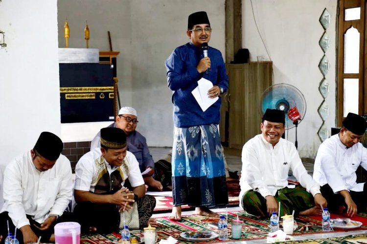 Bupati Anwar Sadat Sampaikan 7 Program Unggulan di Safari Ramadhan Desa Bunga Tanjung