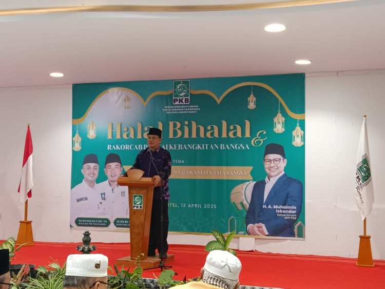 Wabup Katamso Hadiri Rakorcab dan Halal Bihalal DPC PKB Tanjabbar: Apresiasi Kekompakan Kader dan Ajak Bersama Bangun Daerah