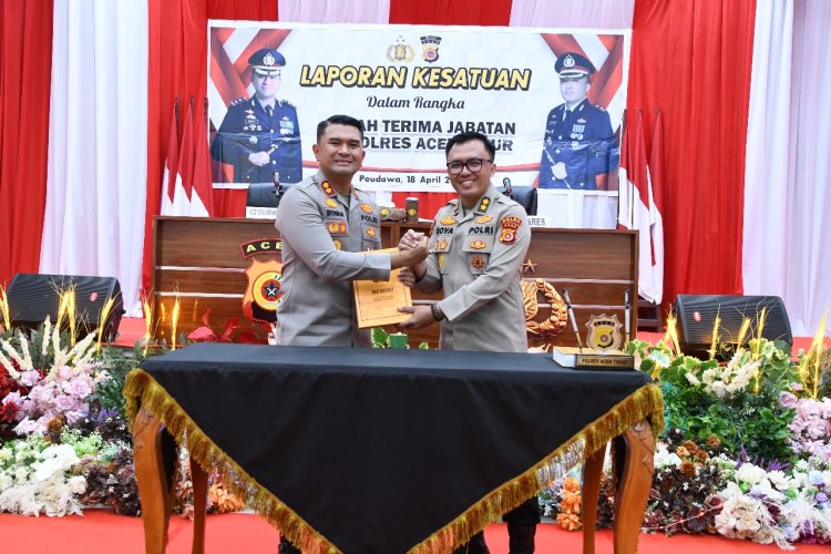AKBP Irwan Kurniadi Resmi Jabat Kapolres Aceh Timur