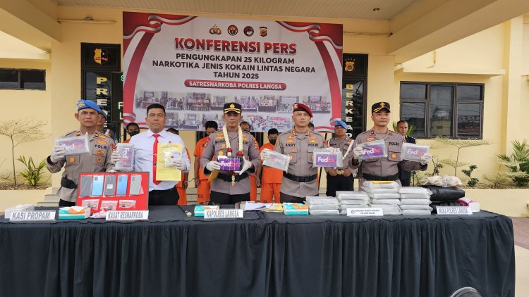 Operasi Sat Resnarkoba: Kejar Jaringan Pengedar Kokain, 6 Tersangka Ditangkap di Aceh dan Sumatera Utara