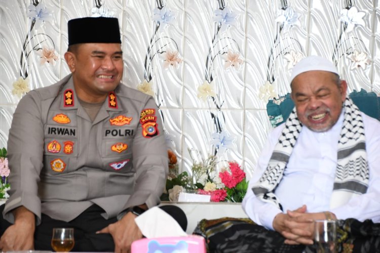 Baru Menjabat, Kapolres Aceh Timur Silaturrahmi ke Ulama