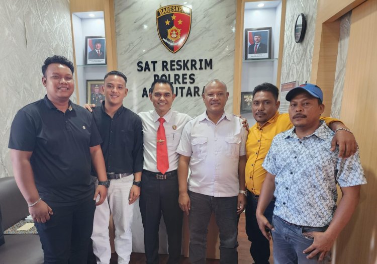 Pererat Kemitraan, Kasat Reskrim Polres Aceh Utara Sambut Kunjungan Wartawan