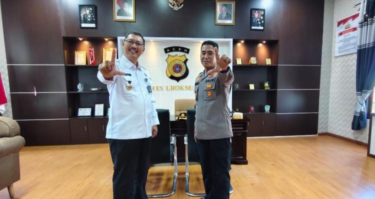 Kapolres Lhokseumawe Sambut Kunjungan Kalapas, Perkuat Sinergi Pemeliharaan Kamtibmas