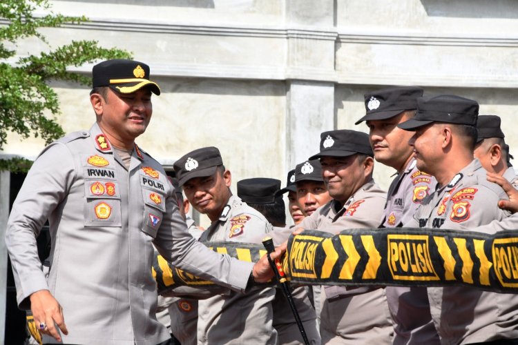 Siaga May Day, Polres Aceh Timur Gelar Latihan Dalmas