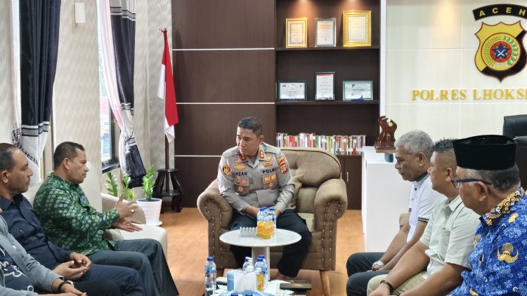 Kapolres Lhokseumawe Terima Kunjungan Pimpinan dan Ketua Komisi DPRK Aceh Utara, Bahas Kamtibmas Wilayah