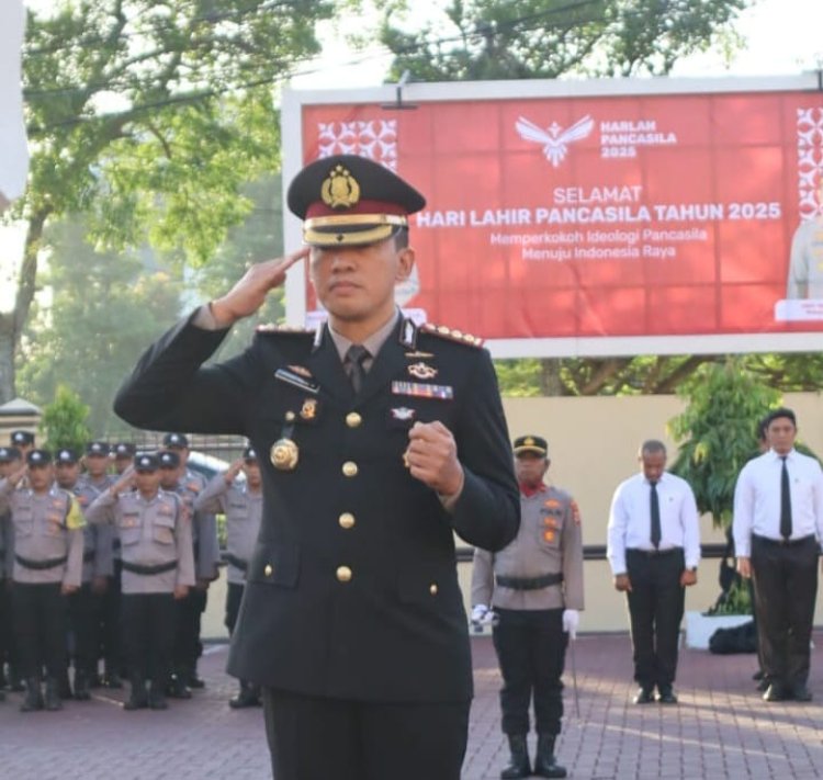 Pimpin Upacara Hari Lahir Pancasila, Ini Kata Kapolresta Banda Aceh