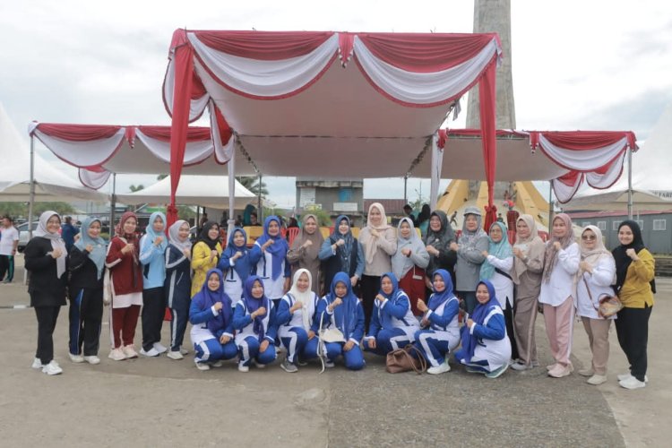 Peringati Hari Lahir Pancasila, Bupati Tanjab Barat Ajak Warga Jalan Santai di Kuala Tungkal