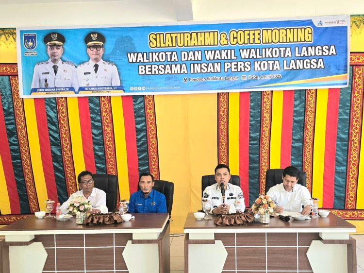 Pererat Kemitraan, Pemko Langsa Gelar Coffe Morning Dengan Insan Pers