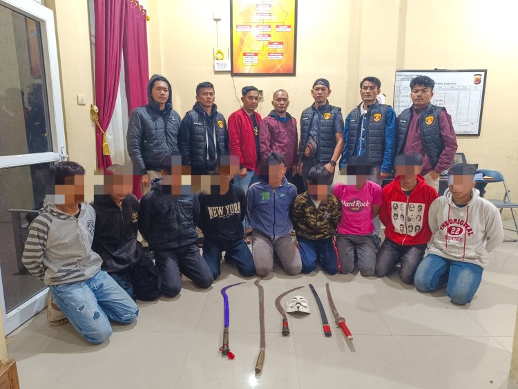 Polres Bener Meriah Ungkap Kasus Kekerasan Terhadap Anak, 9 Remaja Pelaku Pengeroyokan Diamankan