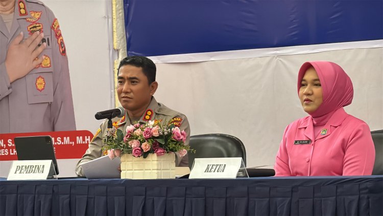 Kapolres Lhokseumawe dan Ketua Bhayangkari Gelar Tatap Muka, Tekankan Solidaritas dan Jaga Marwah Polri