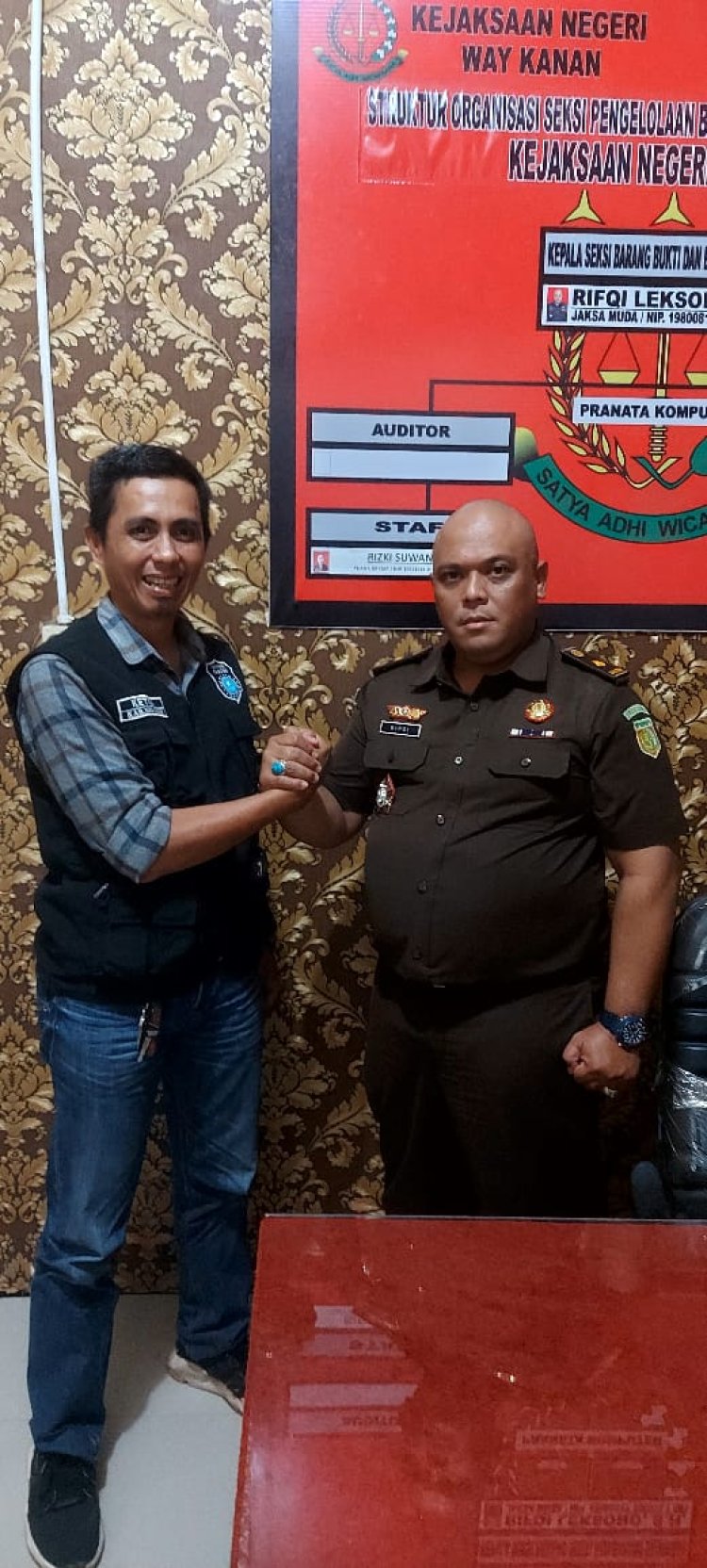 Ketua DPC Y-GANN Apresiasi Pemusnahan BB Oleh Kejari Way Kanan