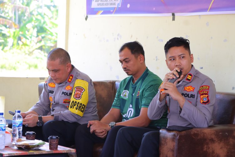 Polres Aceh Tamiang Gelar Jum'at Curhat Dengarkan Keluhan dan Masukan Dari Masyarakat