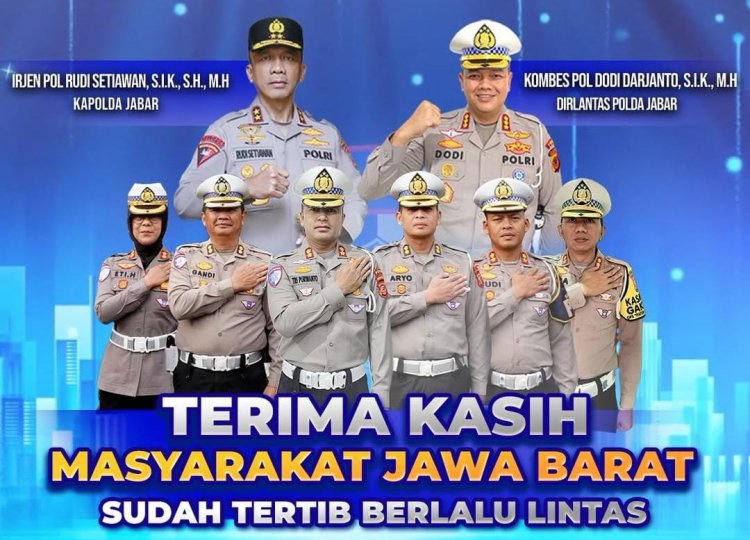 Operasi Patuh Lodaya 2025 Berakhir : Terima Kasih Masyarakat Jawa Barat