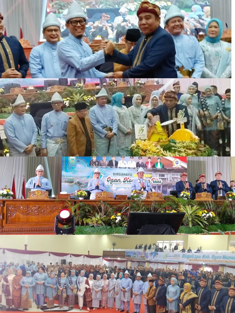 HUT Ogan Komering ulu ke -115 ,DPRD Rapat paripurna