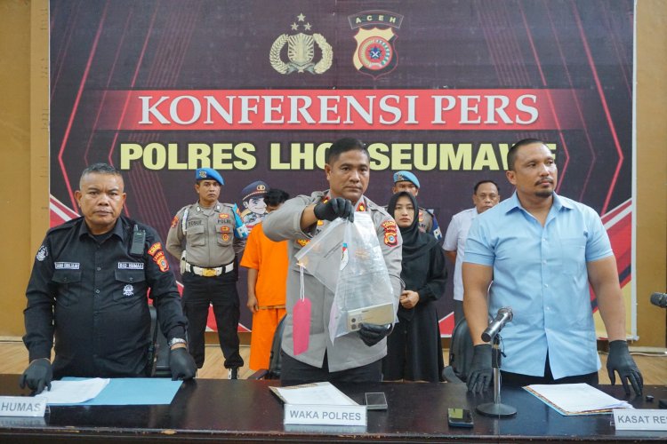 Polres Lhokseumawe Ringkus Dua Pelaku Jambret di Muara Batu, Korban Mahasiswi Asal Medan